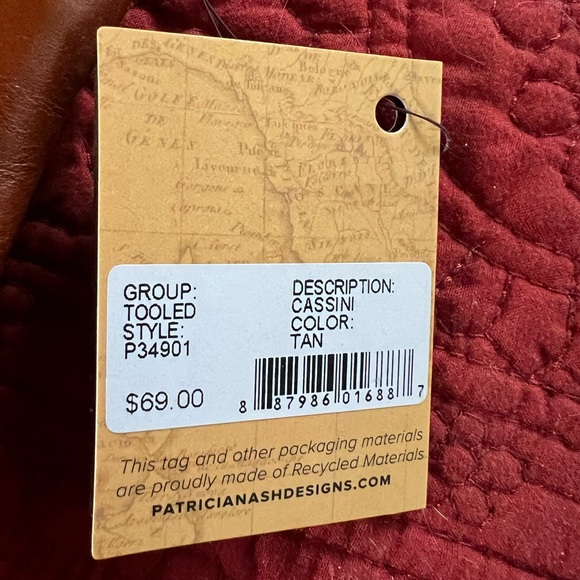 Patricia Nash Leather Wrist Purse - Picture 5 of 5